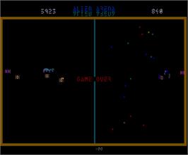Game Over Screen for Alien Arena.