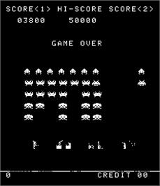 Game Over Screen for Alien Invasion Part II.