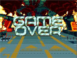 Game Over Screen for Alligator Hunt.