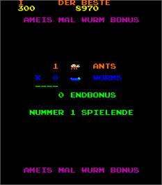 Game Over Screen for Ameisenbaer.
