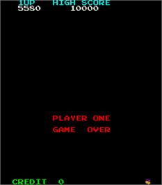 Game Over Screen for Amidar.