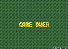 Game Over Screen for Arkanoid Returns.