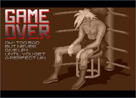 Game Over Screen for Ashita no Joe.