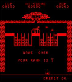 Game Over Screen for Astro Invader.