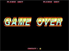 Game Over Screen for Asura Buster - Eternal Warriors.