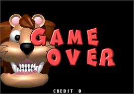 Game Over Screen for Baku Baku Animal.