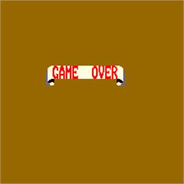 Game Over Screen for Bank Panic.