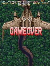 Game Over Screen for Battle Bakraid.