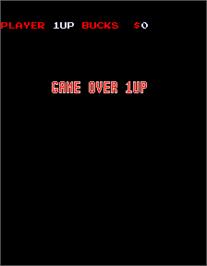 Game Over Screen for Big Bucks.