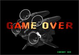 Game Over Screen for Blazing Star.