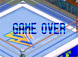 Game Over Screen for Blazing Tornado.