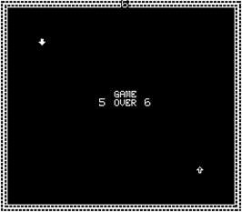 Game Over Screen for Blockade.