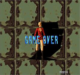 Game Over Screen for Bloody Roar 2.