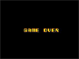 Game Over Screen for Bomber Man.