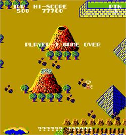 Game Over Screen for Boomer Rang'r / Genesis.