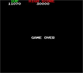 Game Over Screen for Bubble Bobble.