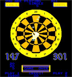 Game Over Screen for Bulls Eye Darts.