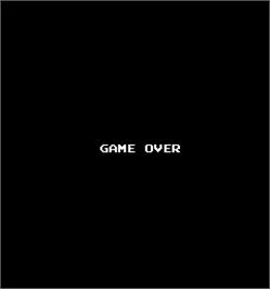 Game Over Screen for Burger Time.