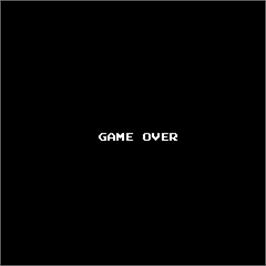 Game Over Screen for Burger Time.