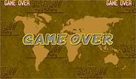 Game Over Screen for Capcom Sports Club.