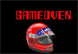 Game Over Screen for Continental Circus.