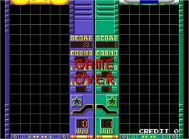 Game Over Screen for Cosmo Gang the Puzzle.