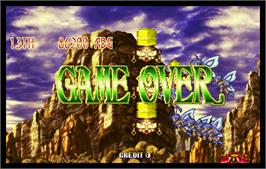 Game Over Screen for Cotton Boomerang.