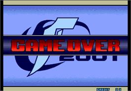 Game Over Screen for Crouching Tiger Hidden Dragon 2003.
