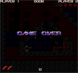 Game Over Screen for Dangerous Dungeons.