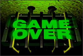 Game Over Screen for Die Hard Arcade.