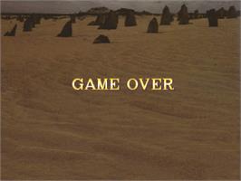 Game Over Screen for Dragon Gun.