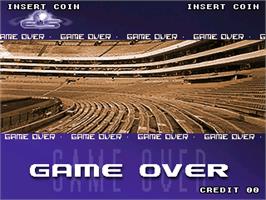 Game Over Screen for Evolution Soccer.