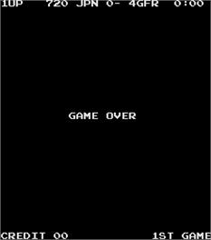 Game Over Screen for Exciting Soccer II.