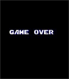 Game Over Screen for Explosive Breaker.