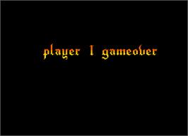 Game Over Screen for Fantasy Land.