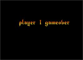 Game Over Screen for Fantasy Land.