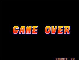 Game Over Screen for Fit of Fighting.