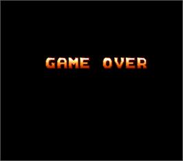 Game Over Screen for Fujiyama Buster.