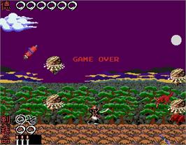 Game Over Screen for Genpei ToumaDen.