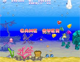 Game Over Screen for Gokujyou Parodius.
