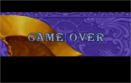 Game Over Screen for Golden Axe - The Duel.