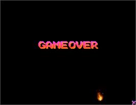 Game Over Screen for Golly! Ghost!.