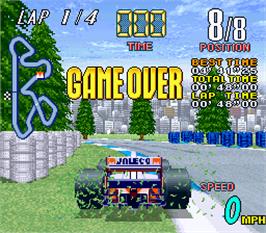 Game Over Screen for Grand Prix Star.