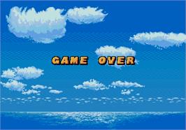 Game Over Screen for Grand Slam.