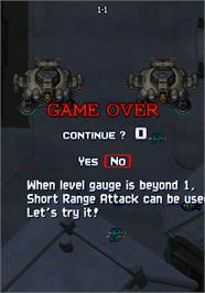 Game Over Screen for Gunbird 2.