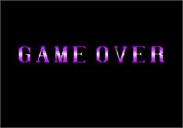 Game Over Screen for Hayaoshi Quiz Nettou Namahousou.
