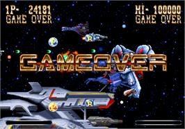 Game Over Screen for Hyper Duel.