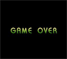 Game Over Screen for Hyper Pacman.