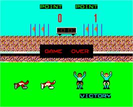 Game Over Screen for Indoor Soccer.