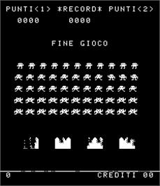 Game Over Screen for Invasion.